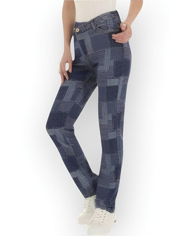 ans Straight-fit - Patchwork - Dames