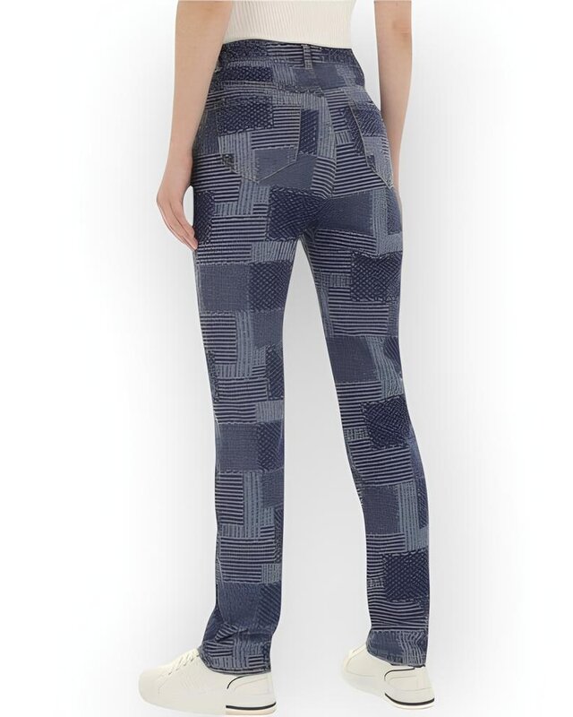 ans Straight-fit - Patchwork - Dames