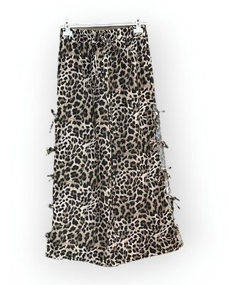 Dames - Luipaard - Palazzo Broek – Stijlvol - Knotted
