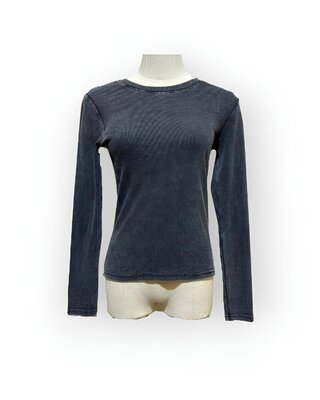 Dames Shirt Lange Mouw | Fijne Rib - Used