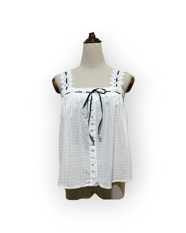 Dames Broderie Top | Elegante Look met Fluwelen Detail