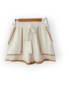 Dames Ecru Short | Comfort & Stijl met Grove Stiksels
