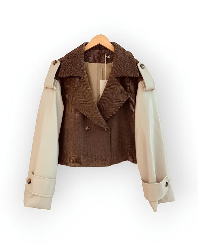 Kort Jack Dames | Stijlvol Design met Imitatieleer & Luxe Stof