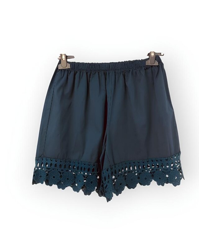 Dames Short | Broderie - Flowers