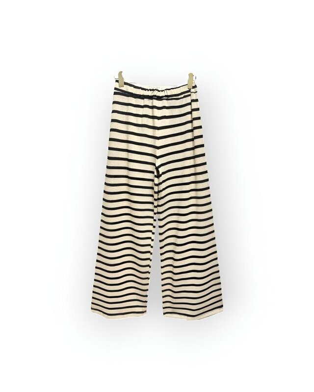 Stripe Elegance | Palazzo Broek – Stijlvol & Comfortabel