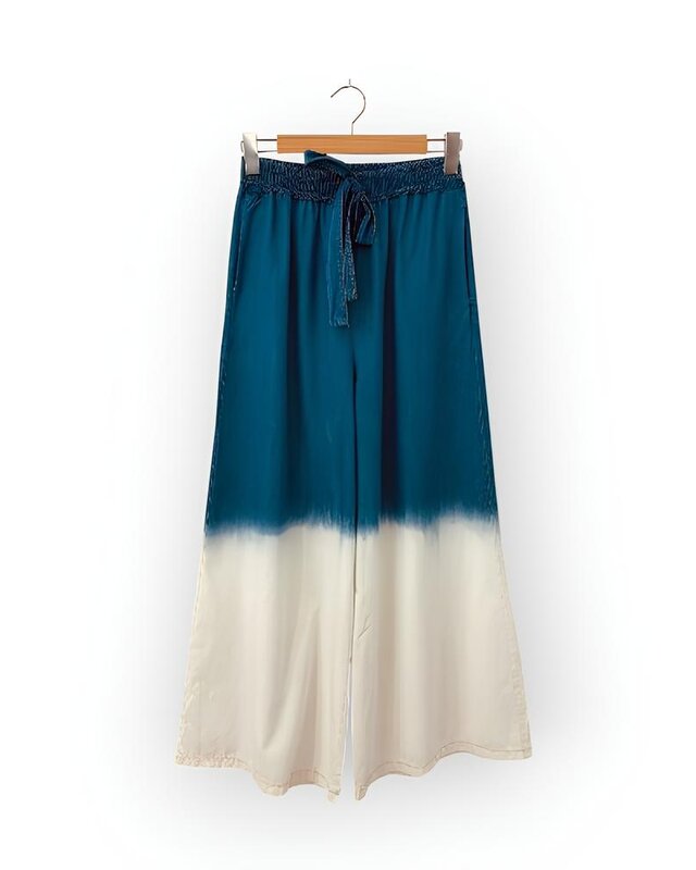 Dames Denim Contrast | Palazzo Broek – Stijlvol & Comfortabel