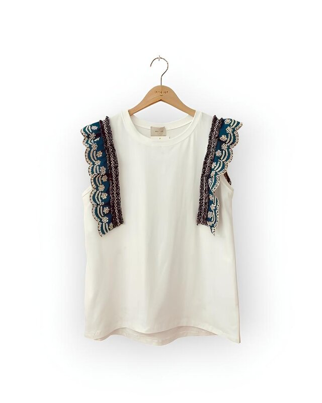 Denim Grace | Dames Shirt – Embroid & Uniek