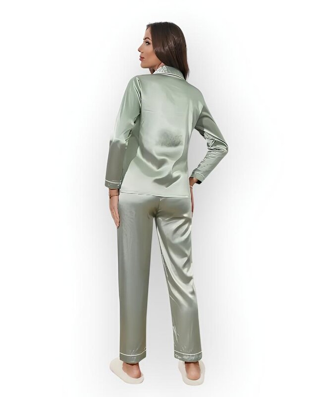 Silky Dream | Satijnen Dames Pyjama Set – Luxe & Comfort