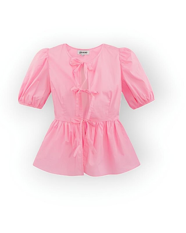 Chic Knot | Getailleerde Dames Blouse – Trendy Pof