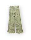 Olive Bandana | Pantalon met Bandana-Print & Ruffel Detail