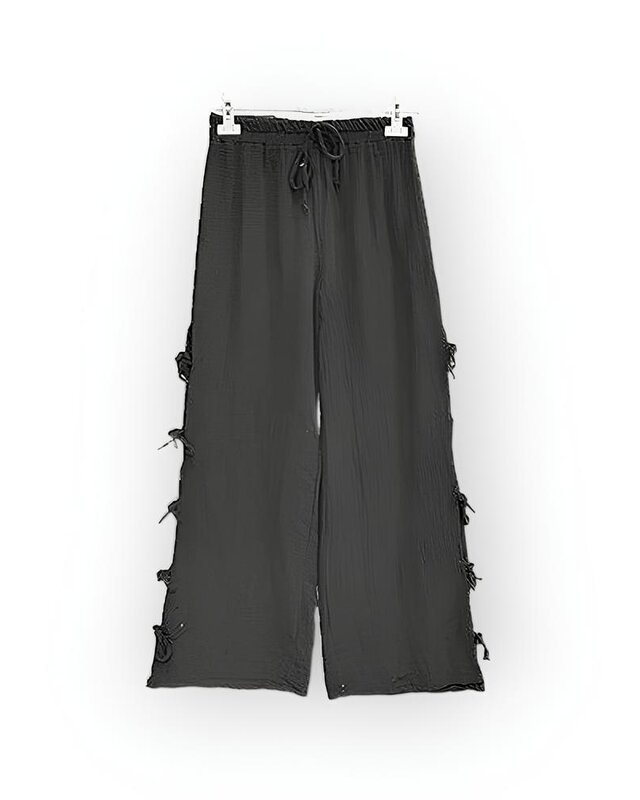 Timeless Flow | Palazzo- Dames Broek - Strikdetail