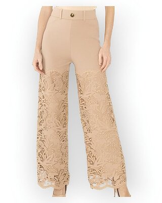 Romantic Lace | Flare Broek met Kant & Rekbaar Bovenstuk