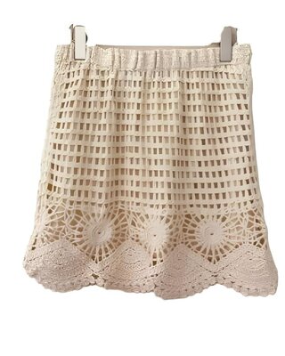 Dames Broderie Rok | Met Elastische Tailleband