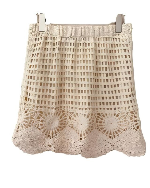 Dames Broderie Rok | Met Elastische Tailleband