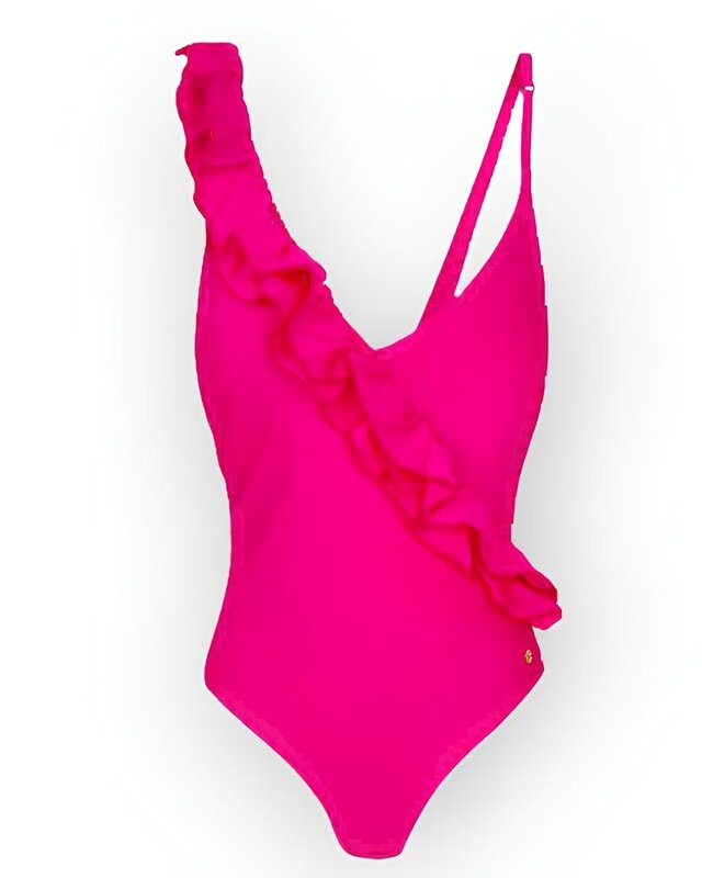 Solea | Badpak met Ruffel - Verstelbaar Schouderbandje