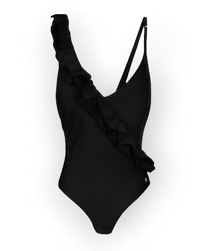 Solea | Badpak met Ruffel - Verstelbaar Schouderbandje