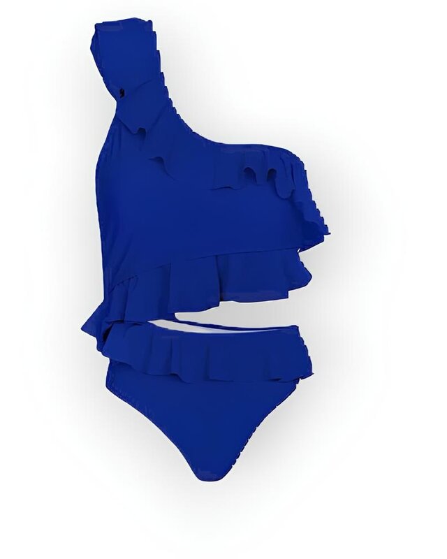 Alora | Asymmetrisch Badpak-Bikini - Off-Shoulder Ontwerp