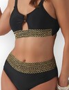 Zaraya | Bikini Set met Gouden Gestikte Banden