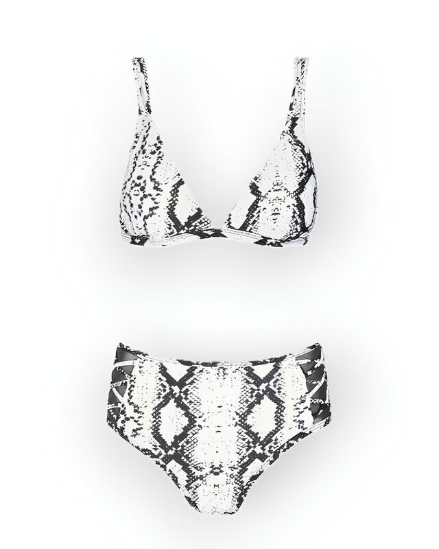 Nayra | Bikiniset met Slangenprint - Verstelbare Bandjes