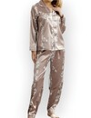 Selena Bloesem | Satijnen Pyjama Set – Champagnekleur