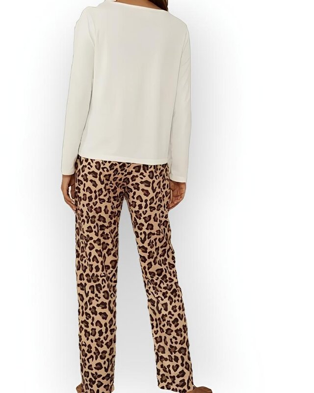 Wild Romance | Luipaardprint Pyjama Set – 3-delig