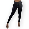 Zenia | Zwarte Dames Legging - 3D Python Effect