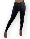 Zenia | Zwarte Dames Legging - 3D Python Effect