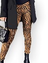 Dames Zebra Skinny Jeans