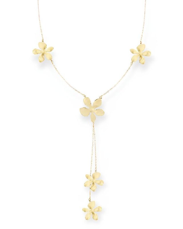 Bloom – Stainless Steel Ketting met Fijne Bloemendetails in Goud