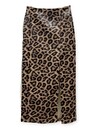 Leya – Faux-Leren Rok - Luipaardprint