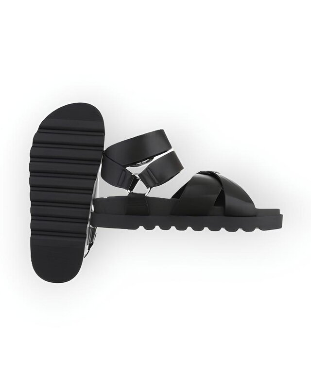 Mira – Comfortabele Zomersandalen van Imitatieleer in Zwart, Olijfgroen en Beige