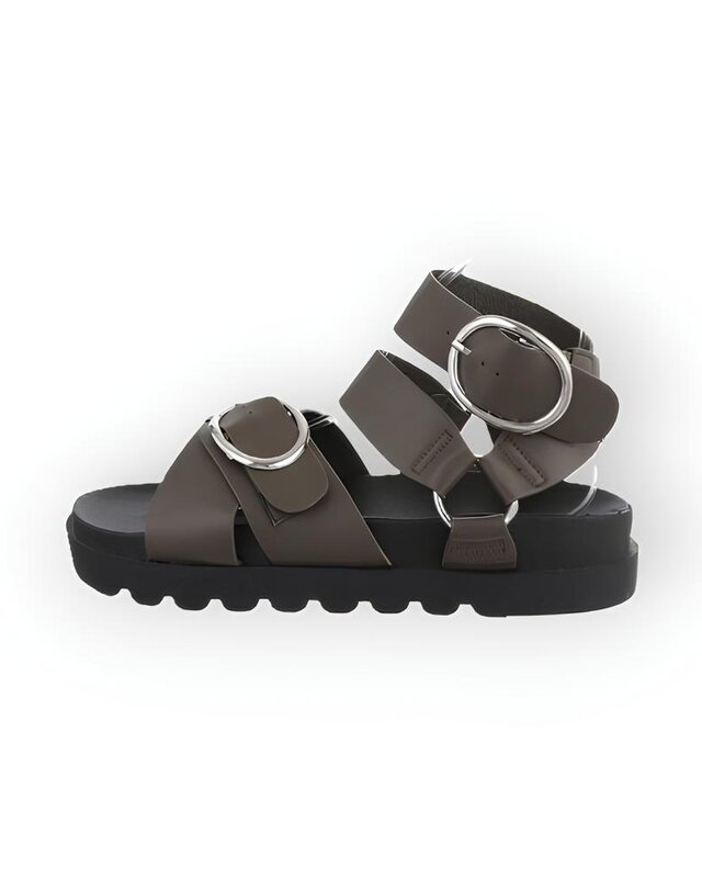 Mira – Comfortabele Zomersandalen van Imitatieleer in Zwart, Olijfgroen en Beige