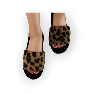 xiva Slippers  -Luipaard