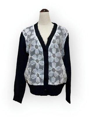 Zara – Dames Vest met Tule en Bloemen