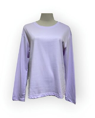 Niva – Lila Katoenen Shirt - Dames