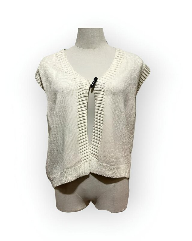 Mira – Dames Gilet in Zachte Neutrale Tinten