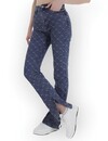 Raya Stitch – Jeans met Ruitstiksels en Split