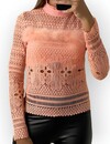 Niva – Broderie Top – Roze met Verenaccent