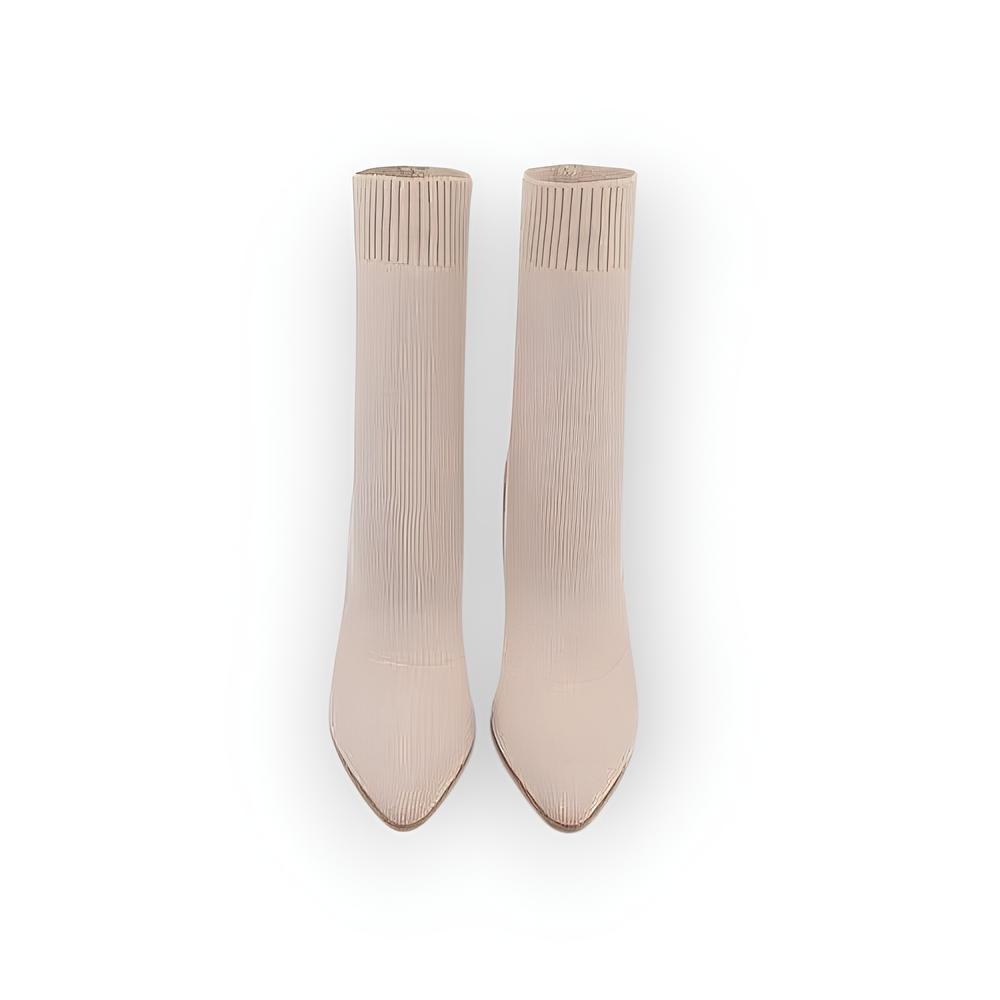 Kiras - Enkelsok Laarzen met Transparante Hak