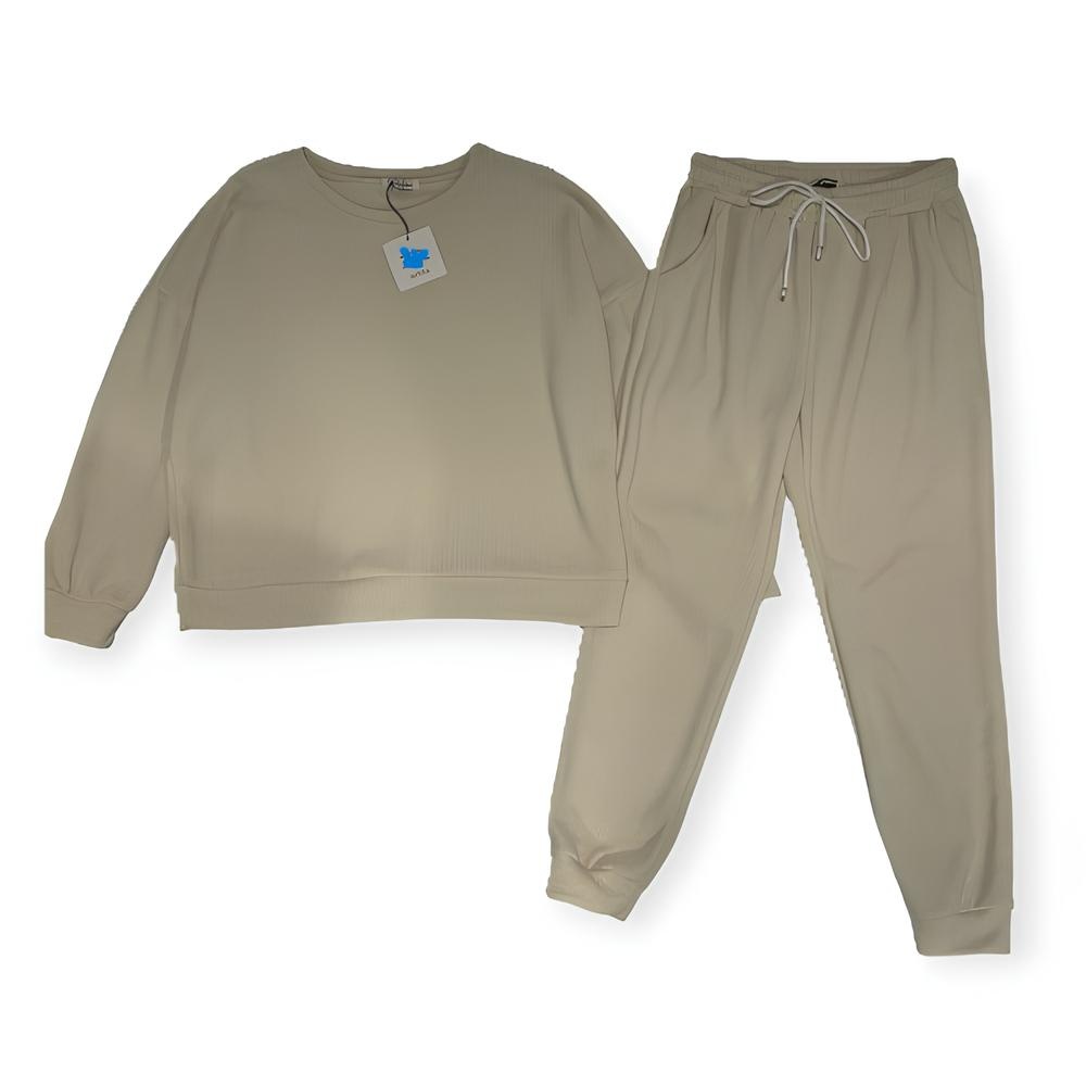 Lysa – Tweedelige Set – Ribfluwelen Trui - Broek