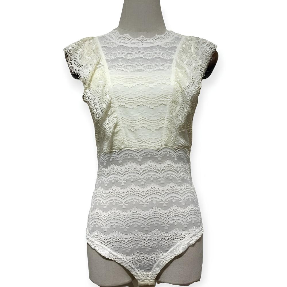 Auri – Bodysuit – Kantdetails - Broderie