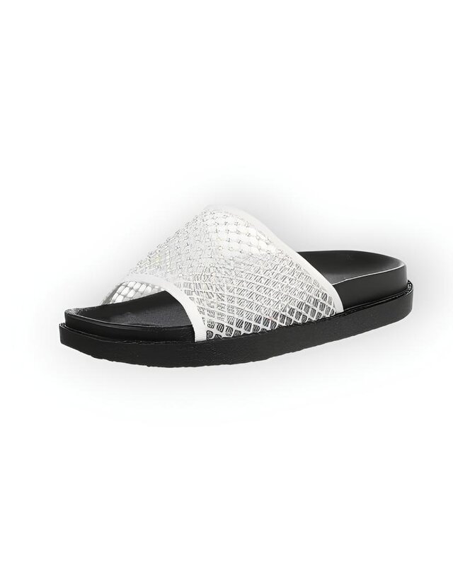 Noir – Slippers - Comfortzool - Strass Steentjes
