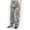 Kaia – Cargo Jeans Met Grijs-Wit Vlekkenpatroon – Stoer & Functioneel