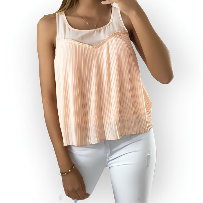 Lysa – Top – Plissé Voorkant