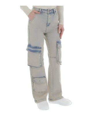 Zandkleurige Vintage - Cargo Jeans