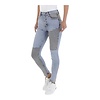 Patchwork Skinny Jeans - Hoge Taille