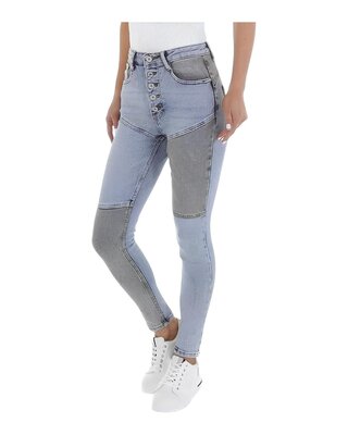 Patchwork Skinny Jeans