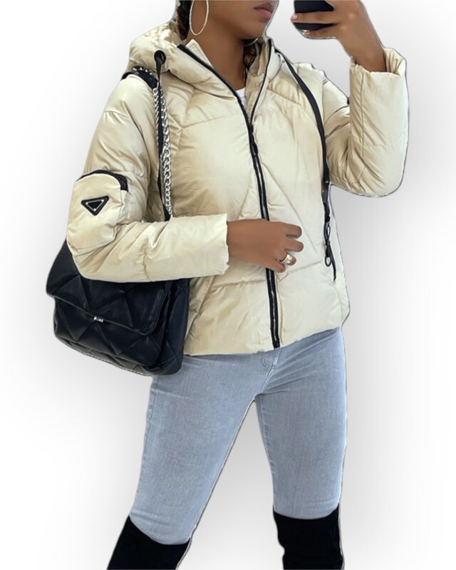 Avelyn Dons jack Luxe Kunstleer - Capuchon