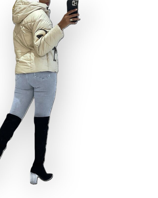 Avelyn Dons jack Luxe Kunstleer - Capuchon