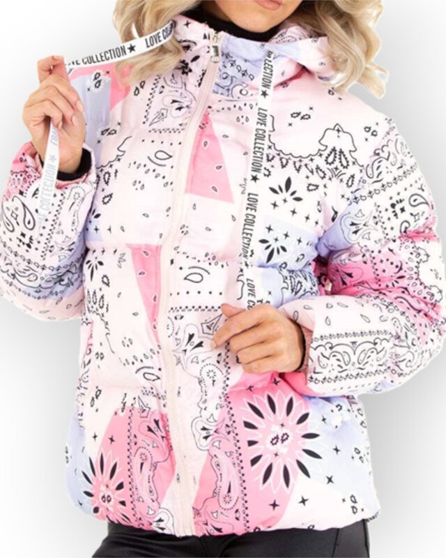 Lunelle – Lichtgewicht Gewatteerd Jack - Bandana Print